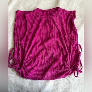 Women's Pink Sleeveless mini dress